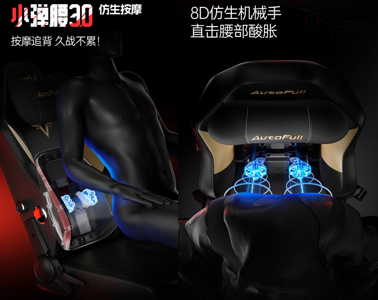 6引领电竞椅腰托技术革新瓦力游戏聚焦未来傲风M(图3)